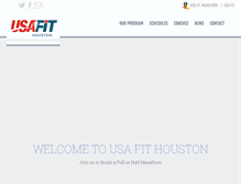 Tablet Screenshot of houstonfit.com